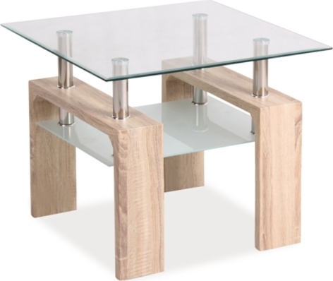 Clemson D Couchtisch 60 cm - Transparent