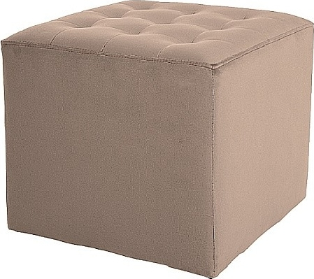 Kent Puff - Beige Samt