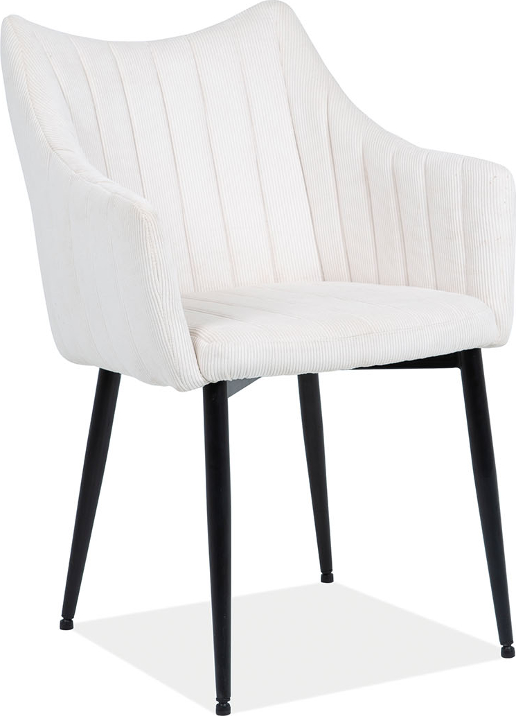 Monto Esszimmerstuhl - Cremefarbener Cord