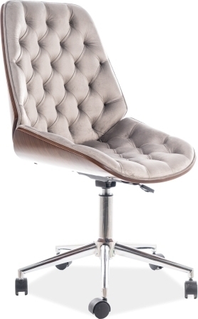 Arizona B�rostuhl - Grauer Samt