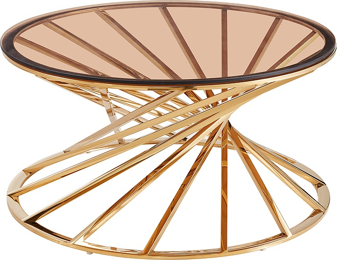 Ottavia Couchtisch �80 cm - Gold