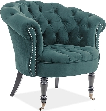 Philips Sessel - Gr�ner Samt