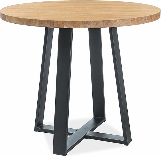 Vasco Esstisch �80 cm - Eichenlaminat