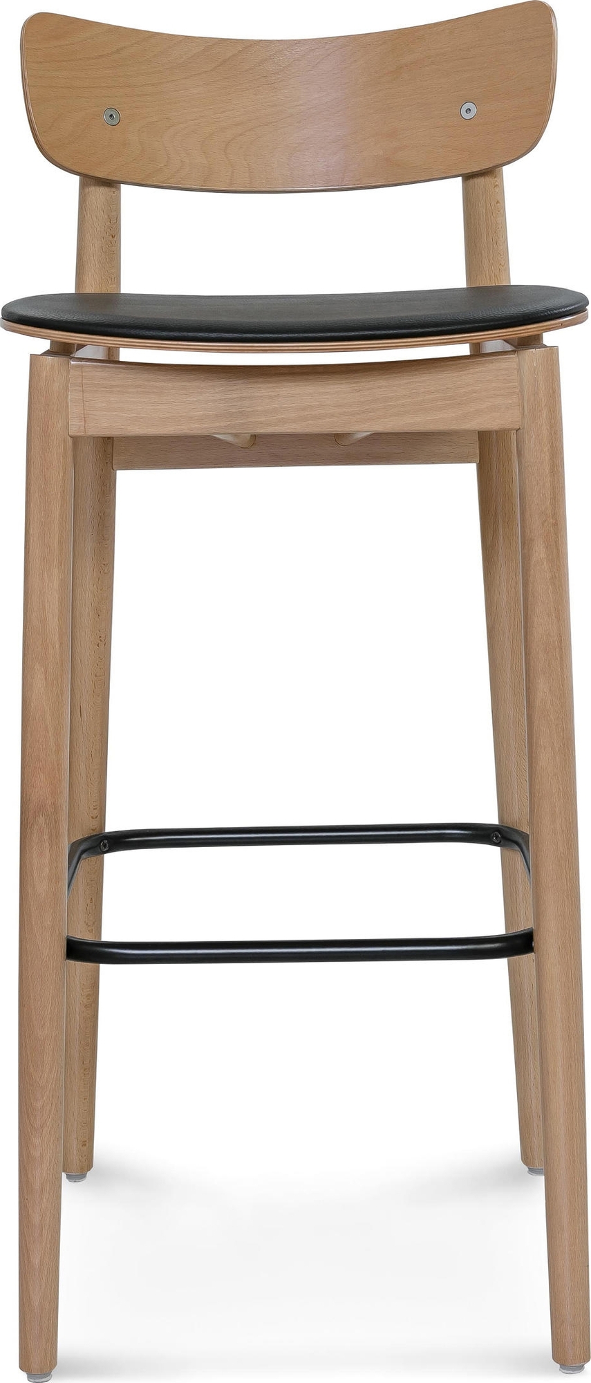 Nopp Barhocker mit gepolsterter Sitzfl�che - Gestell- und Polsterfarbe w�hlbar