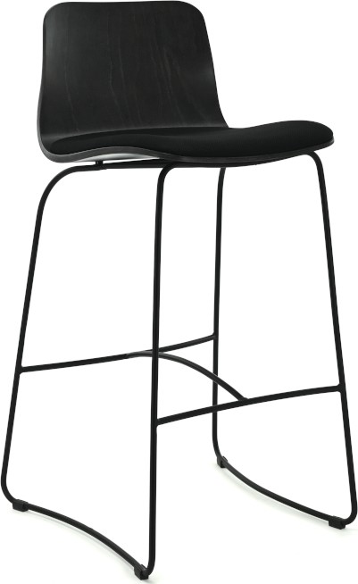 Hips Barhocker mit gepolsterter Sitzfl�che - Wahlweise Sitz- und Polsterfarbe