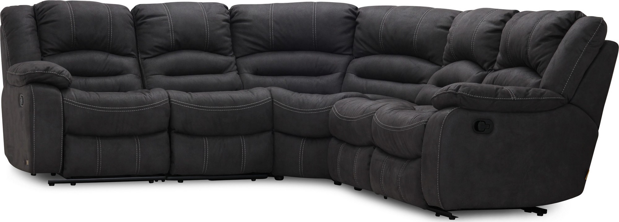 Kensington Manuelles Ecksofa - Grau