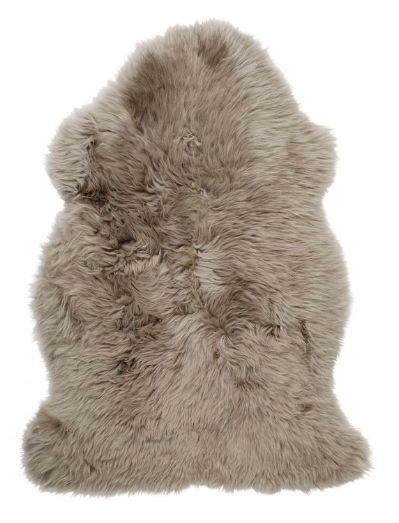 Sanft langhaariges Schaffell Beige