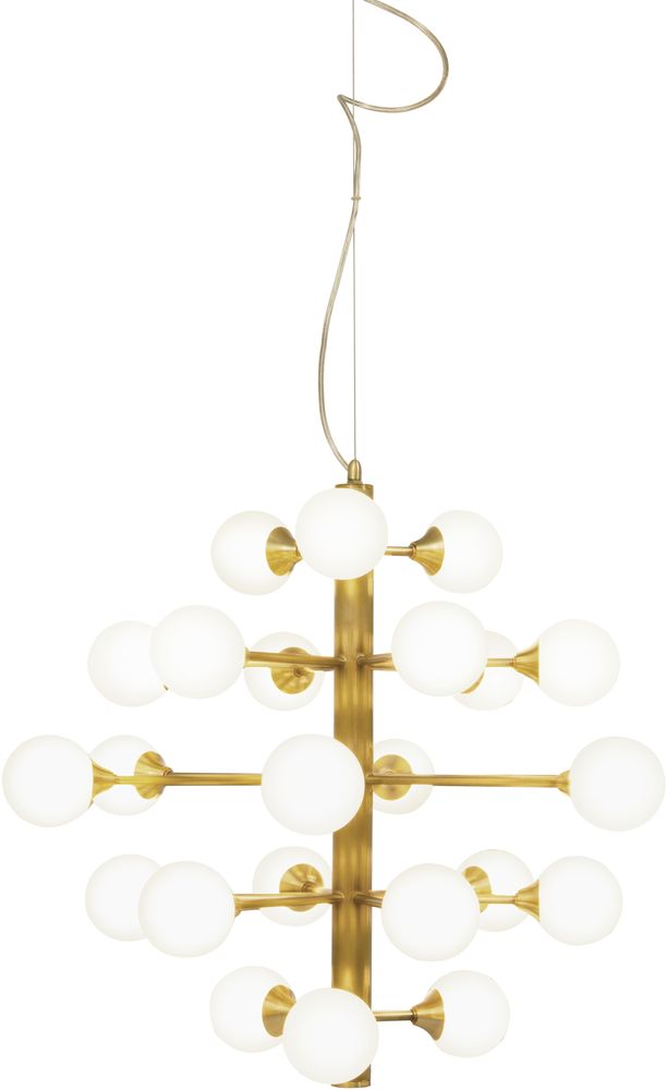 Deckenleuchte Cosmos - Messing matt/Opalweiß Deckenleuchte Cosmos - Messing matt/Opalweiß