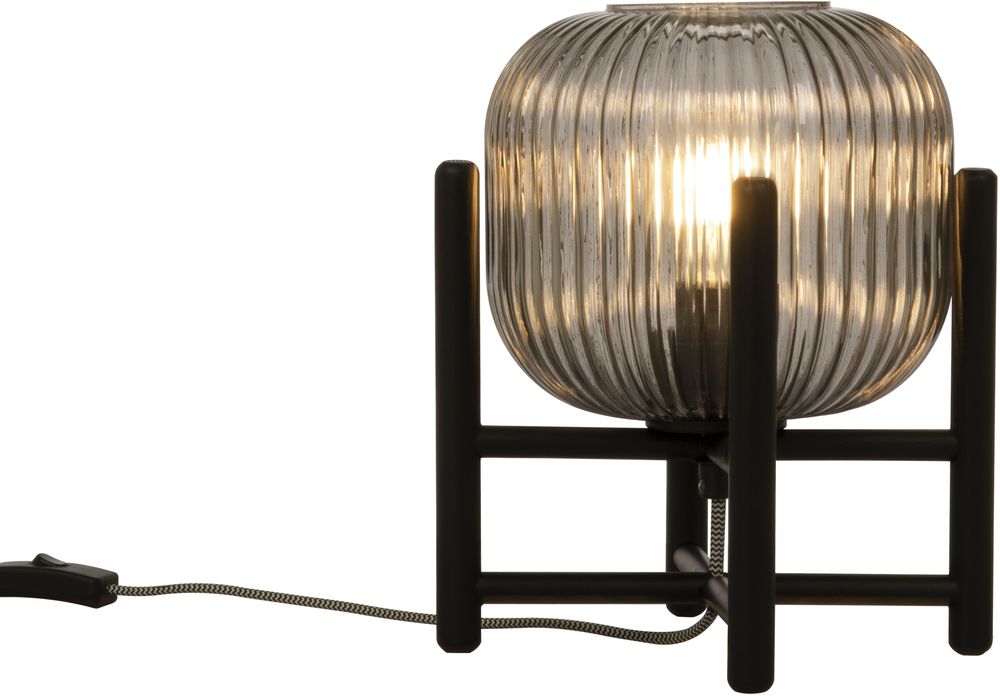Vinda Tischlampe - Schwarz/Rauchgrau Vinda Tischlampe - Schwarz/Rauchgrau