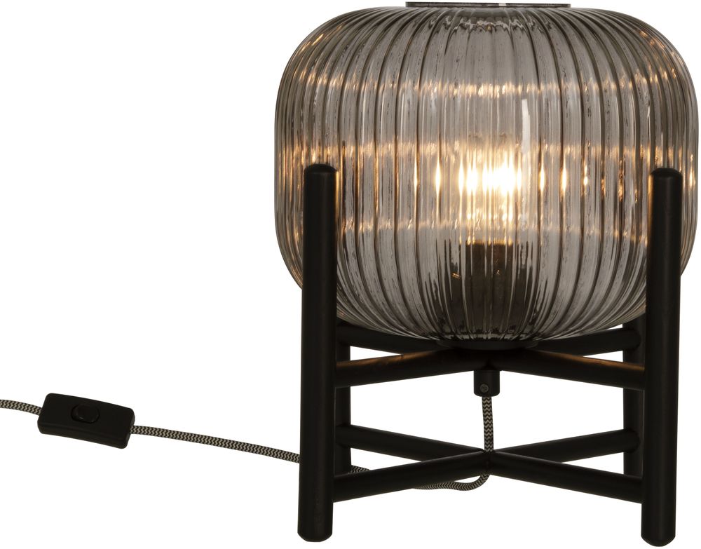 Vinda Tischlampe - Schwarz/Rauchgrau Vinda Tischlampe - Schwarz/Rauchgrau