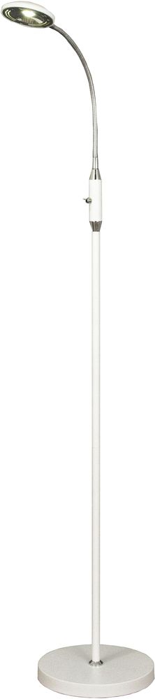 Hero Stehleuchte - Wei�/Chrom