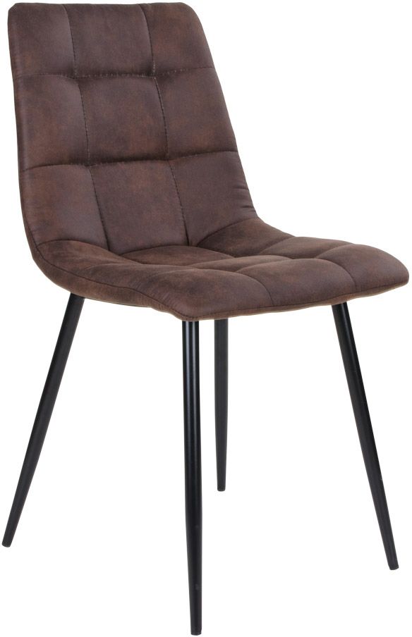 Middelfart Esszimmerstuhl - Dunkelbraun/Schwarz