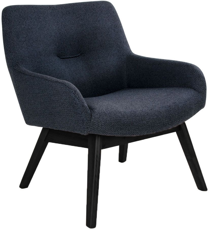 London Sessel - Dunkelgrau/schwarz