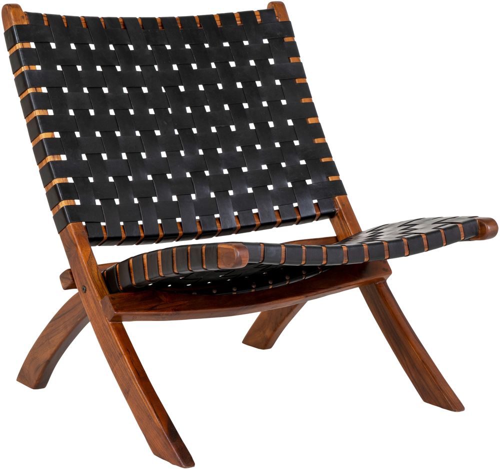 Perugia Sessel - Schwarz/Teak