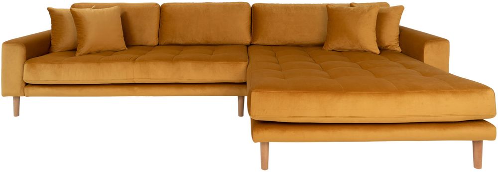 Lido Diwansofa rechts - Gelb