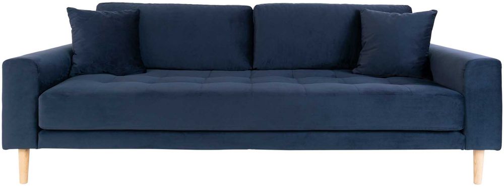 Sofa Lido - Dunkelblauer Samt