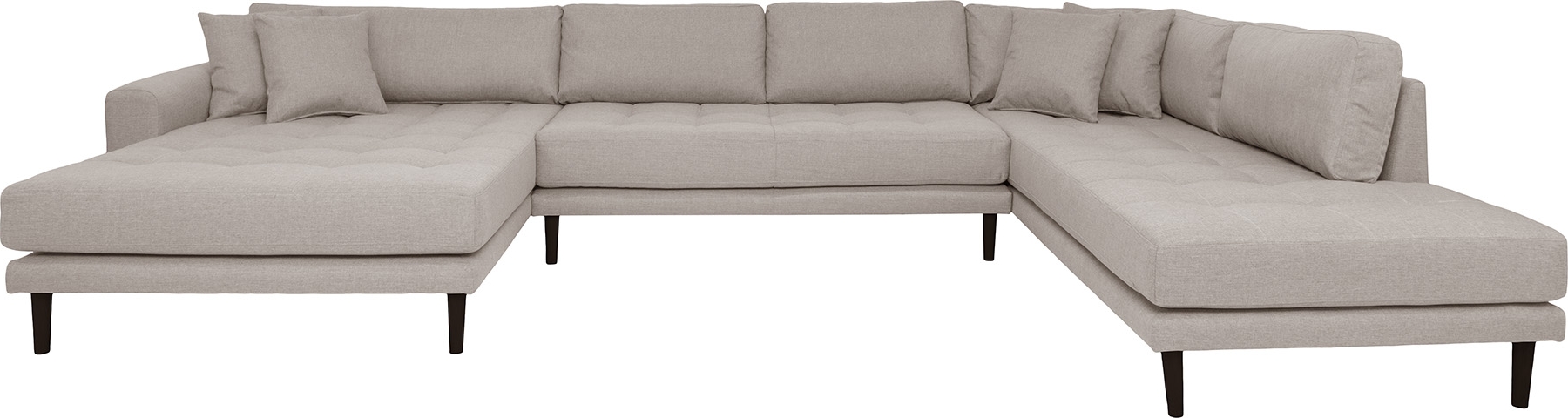 U-Sofa Lido - Stein