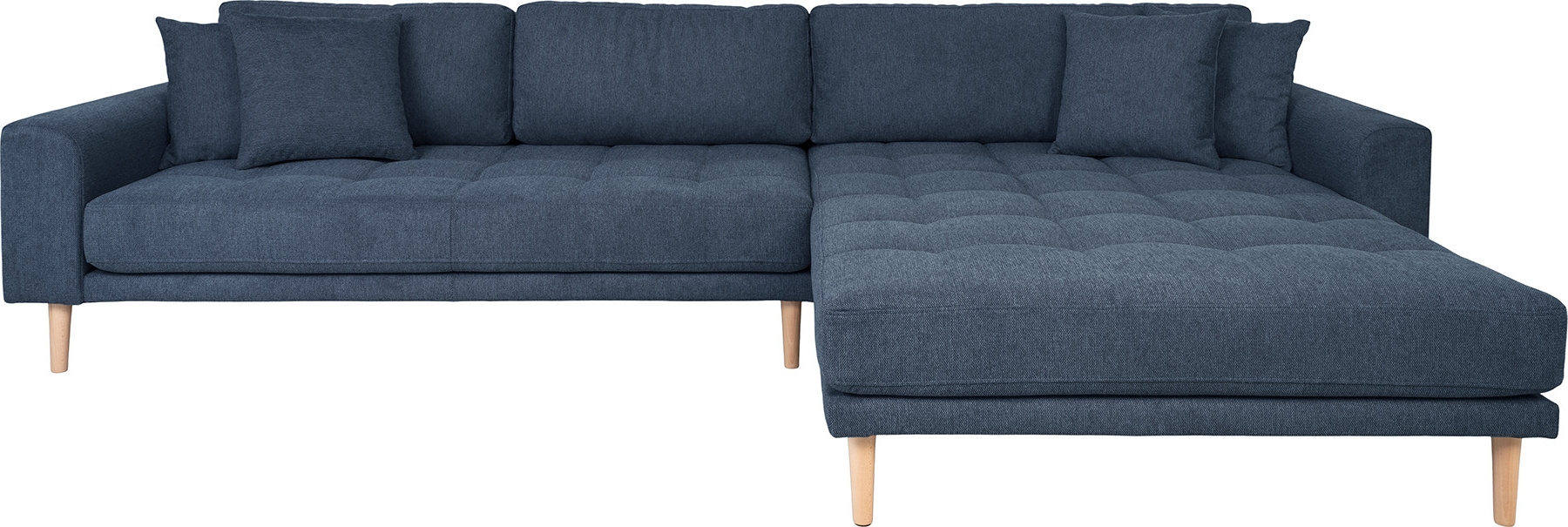 Diwansofa Lido Dunkelblau rechts Diwansofa Lido Dunkelblau rechts