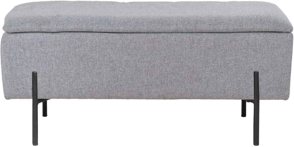 Watford Bank mit Stauraum - Hellgrau Watford Bank mit Stauraum - Hellgrau