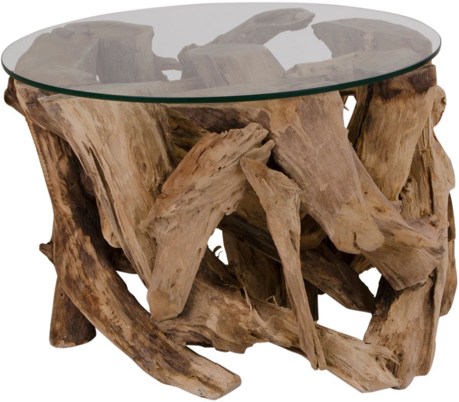 Grand Canyon Couchtisch 60 x 60 cm - Teak/Glas Grand Canyon Couchtisch 60 x 60 cm - Teak/Glas