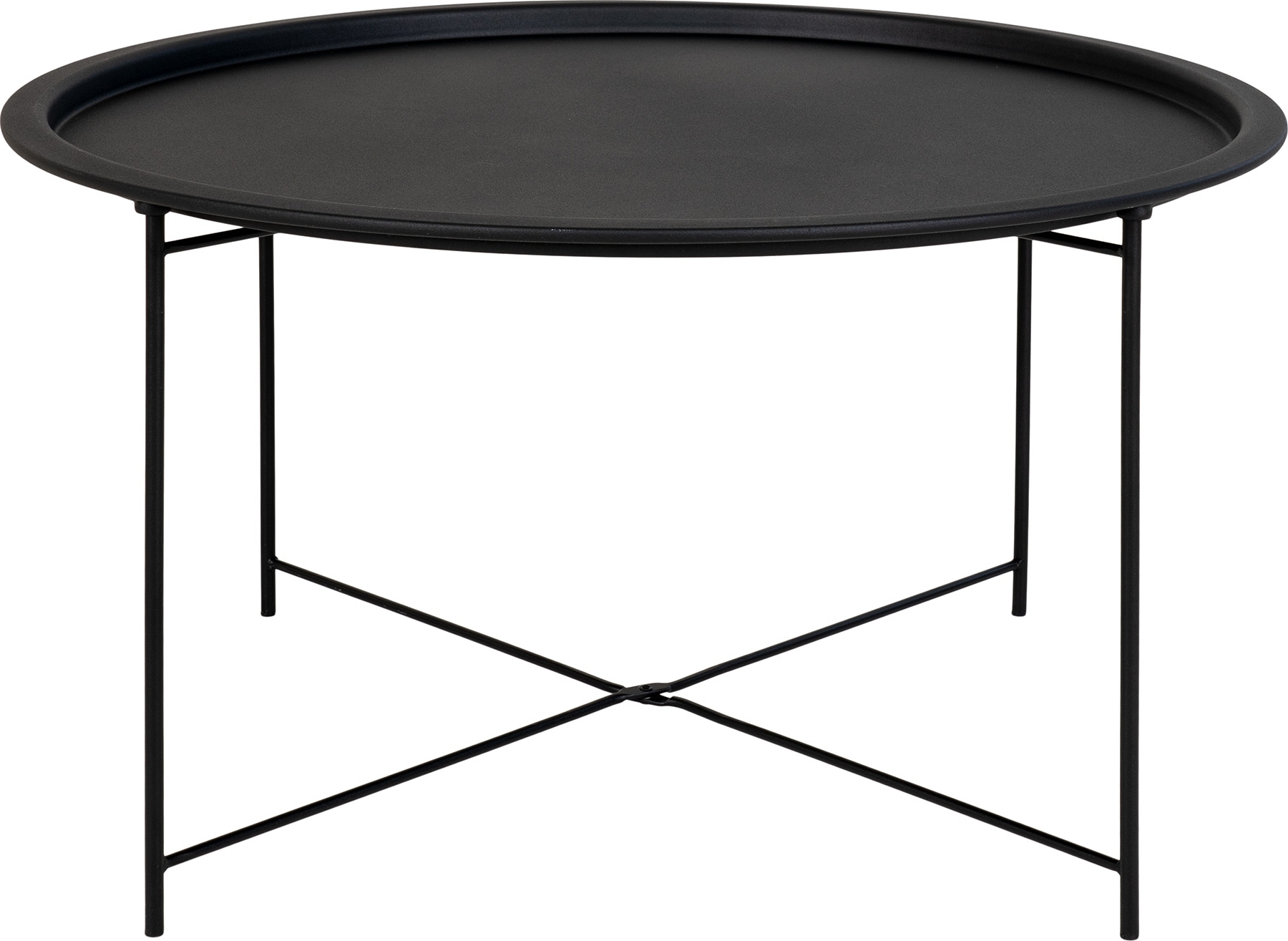 Bastia Couchtisch �75 cm - Schwarz
