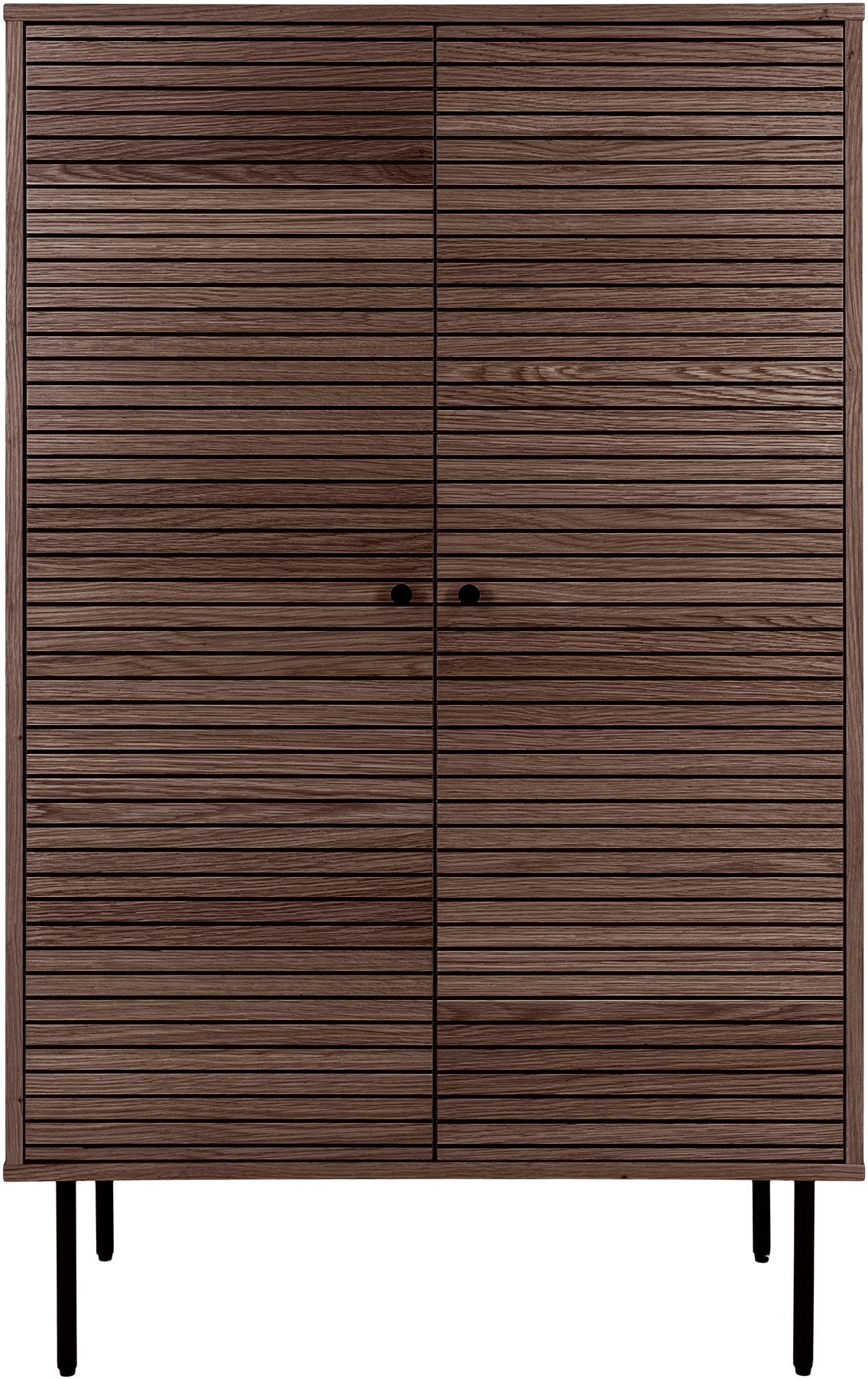 Kyoto-Schrank - Räuchereiche/Schwarz Kyoto-Schrank - Räuchereiche/Schwarz