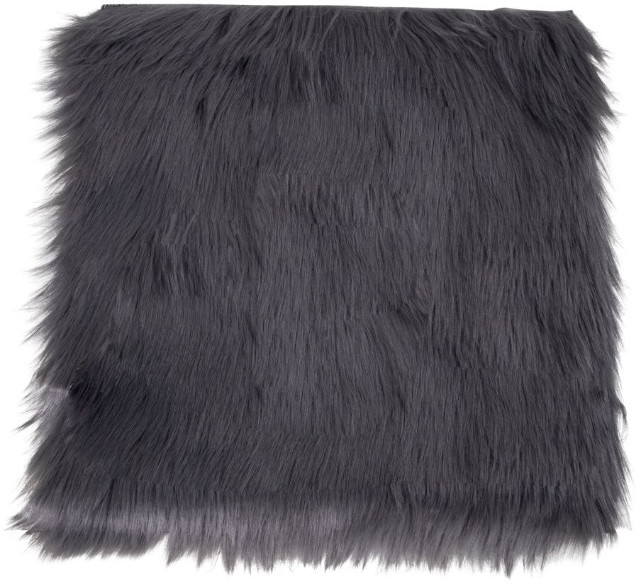 Lammfellimitat - Grau - 40x40