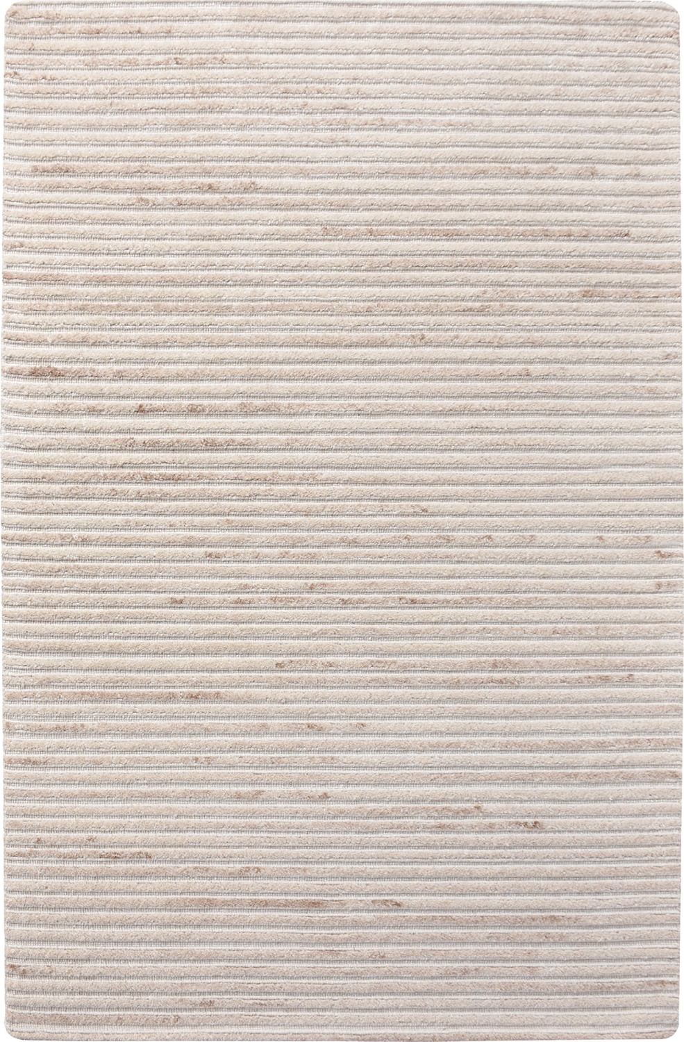 Handgetufteter Mango-Teppich in Elfenbeinwei�