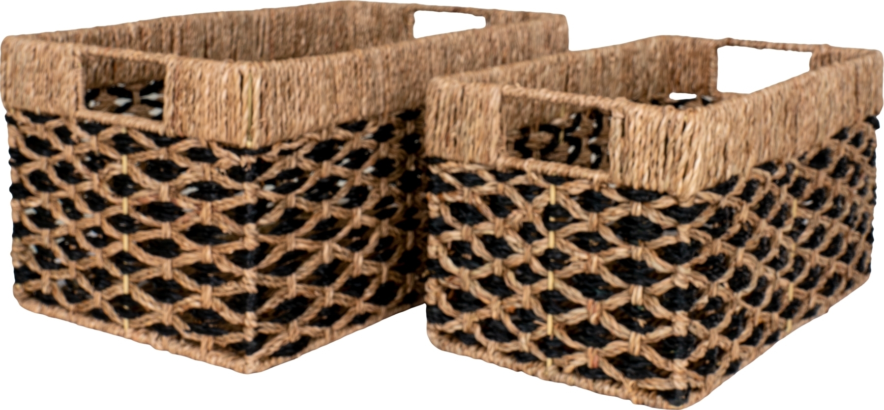 Salatkorb-Set - Beige/schwarz