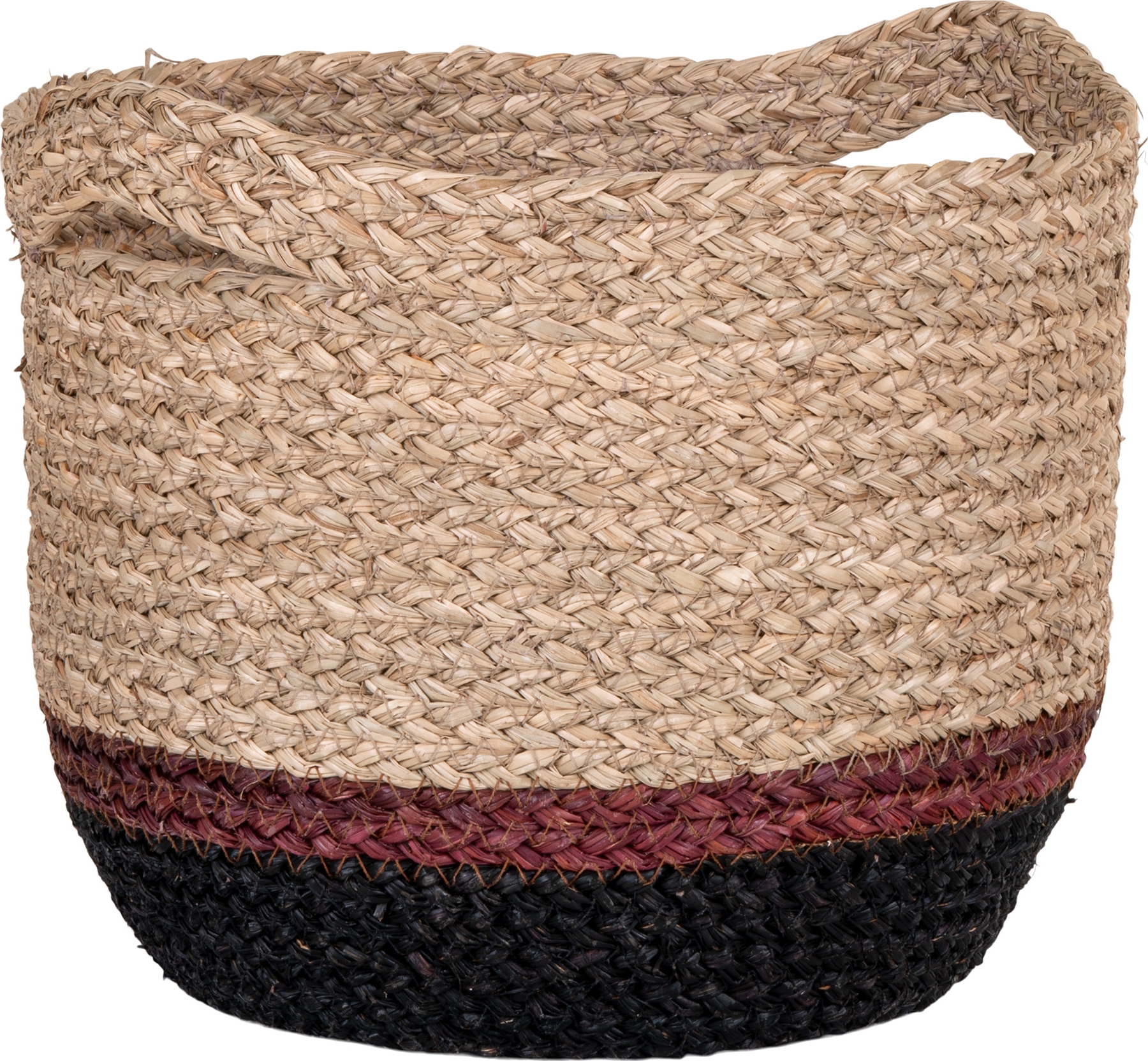 Malvenkorb Natur/Braun/Schwarz Malvenkorb Natur/Braun/Schwarz