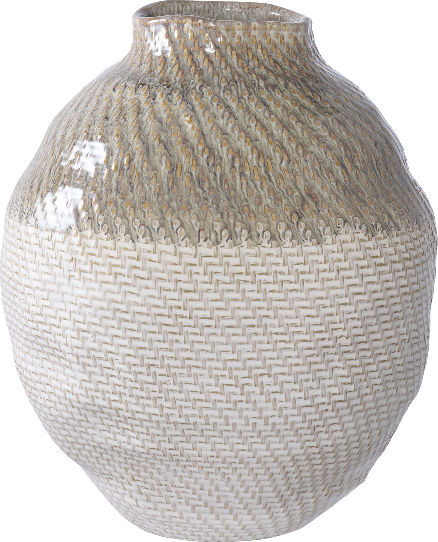 House Nordic Vase 29 - Weiß/Grün House Nordic Vase 29 - Weiß/Grün