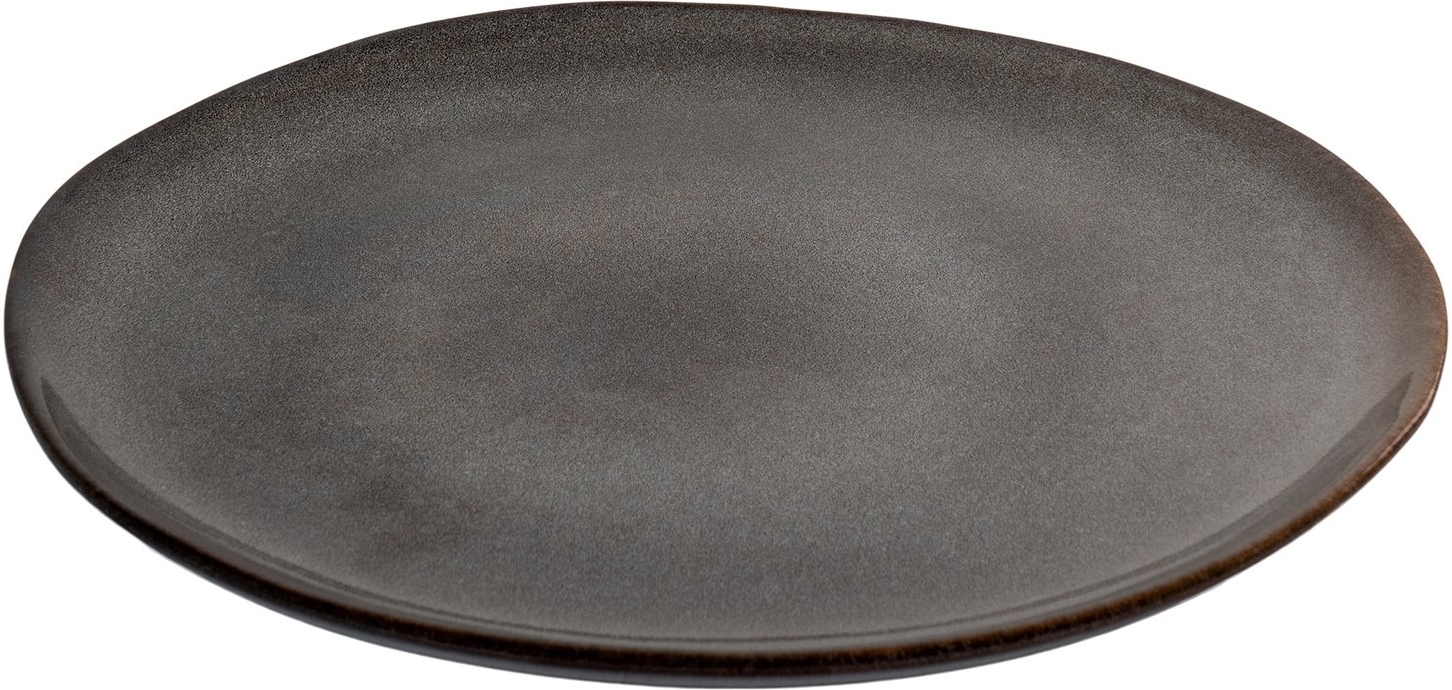 Selma Teller �21 cm 4er-Pack - Grau/Braun