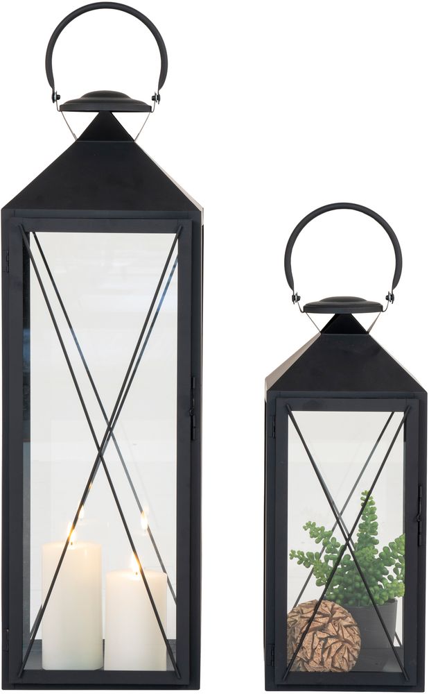 Casa Laterne - Schwarz - 2 Stk