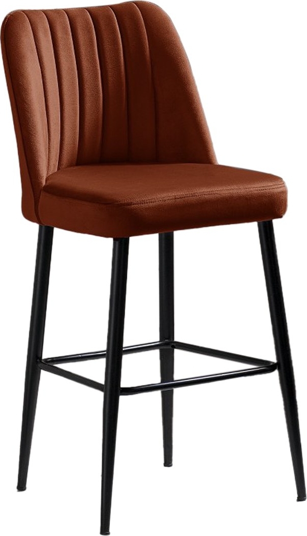 Vento Barhocker-Set - Ziegelrot/Schwarz