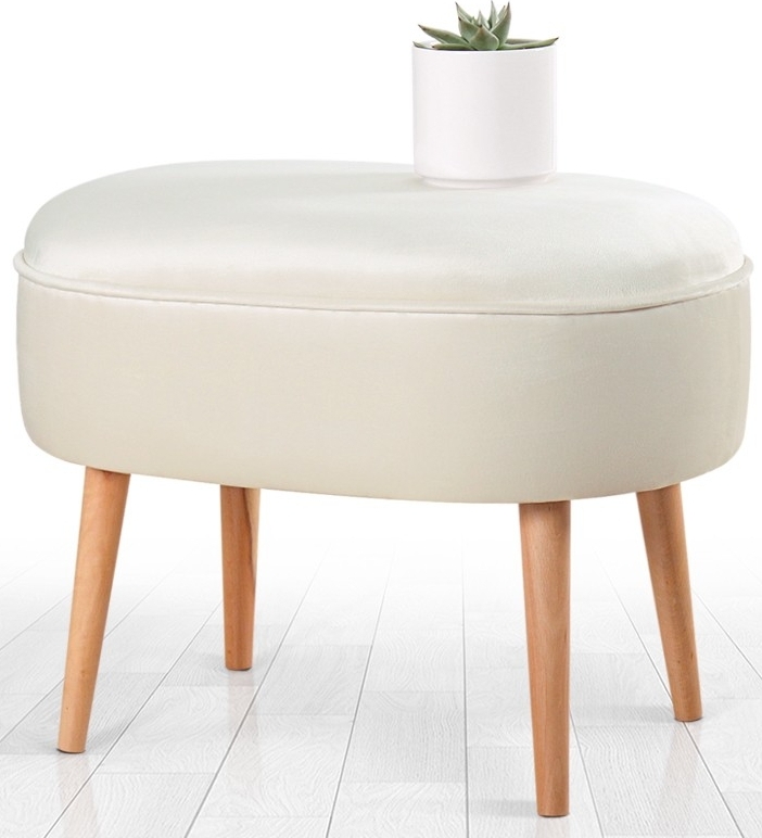 Moile Hocker - Creme