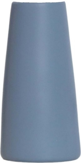 Konische Vase - Grau/Blau