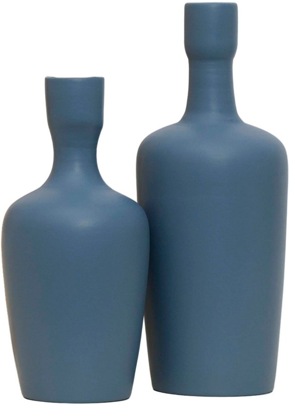 Whells Vasen-Set - Grau/Blau