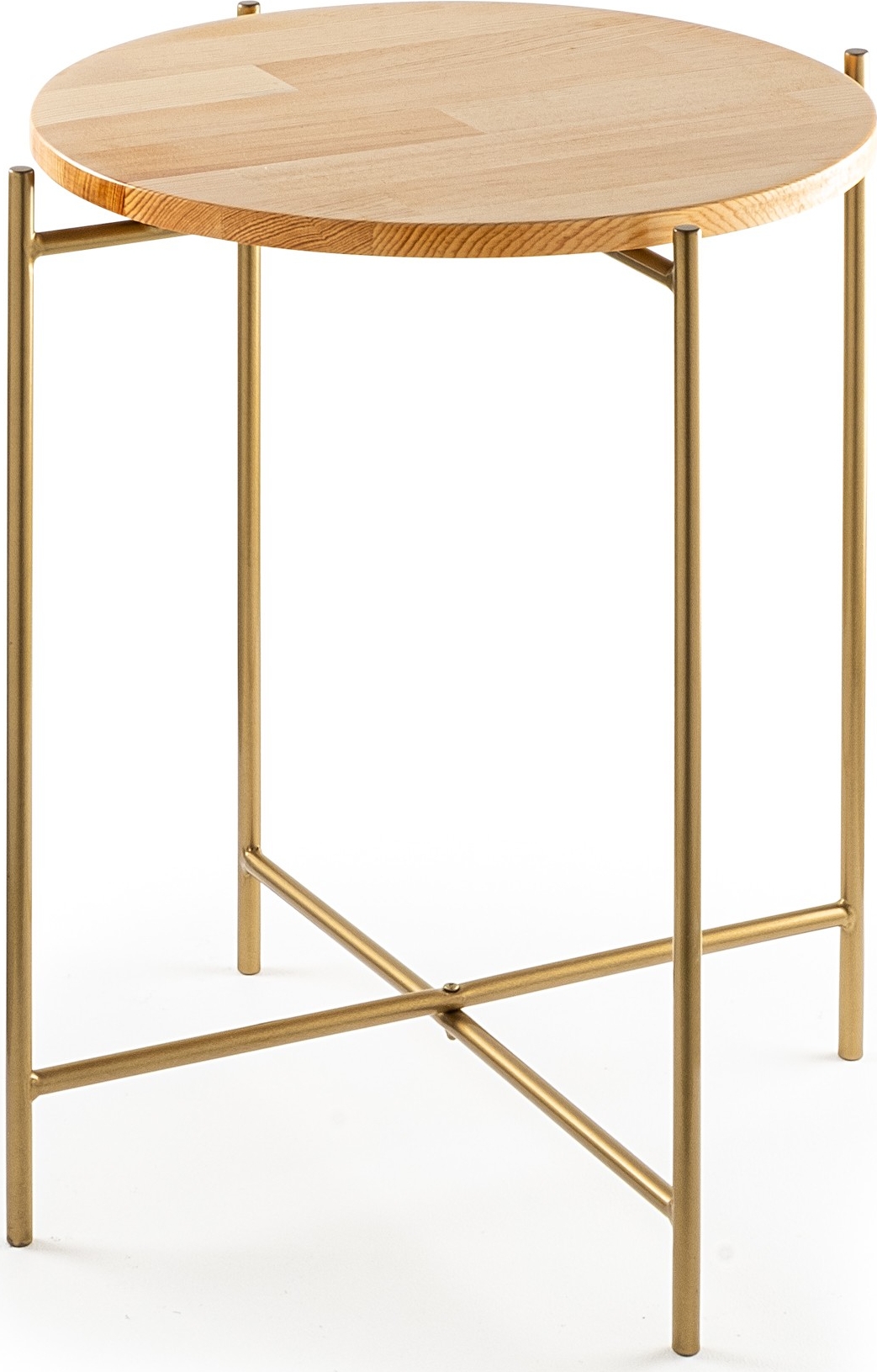 Vela 4 Beistelltische - Gold/Beige