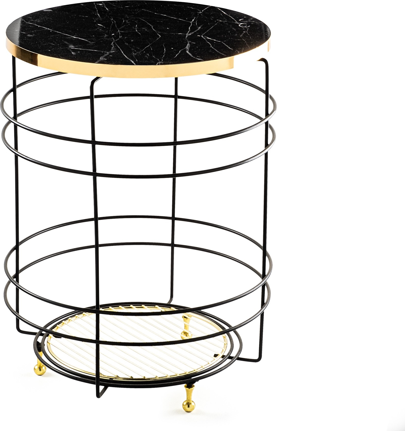 Vela 6 Beistelltisch - Schwarz Vela 6 Beistelltisch - Schwarz