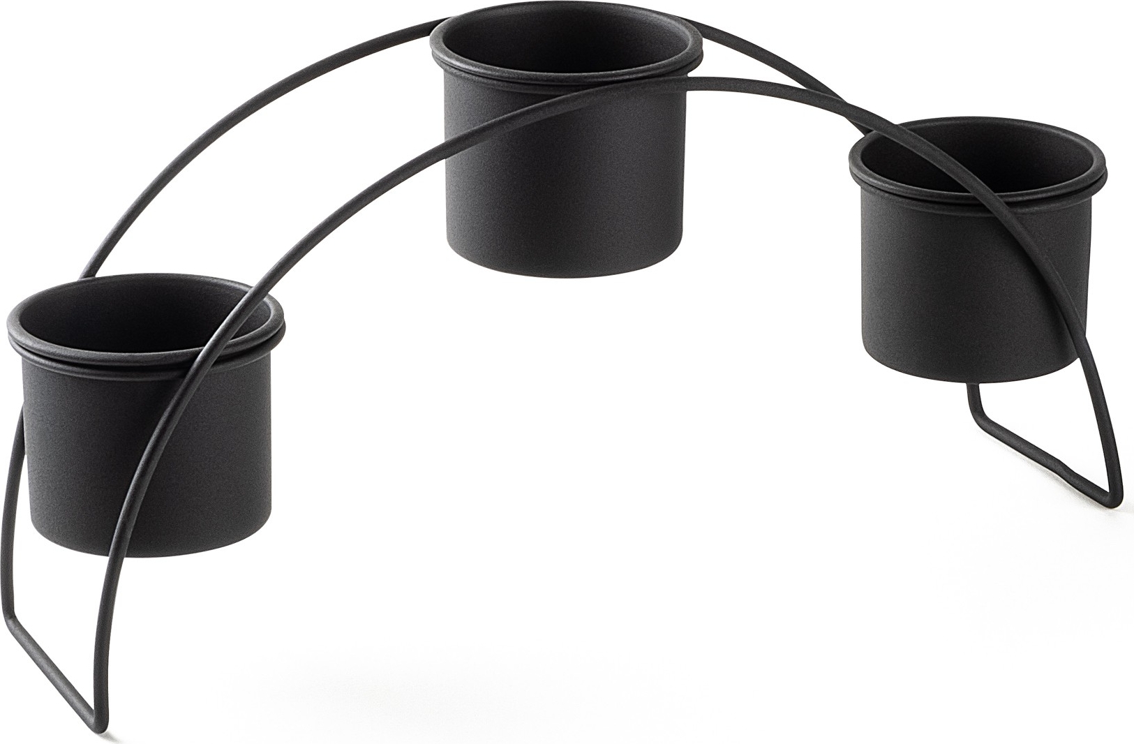 Plato 12 Aufbewahrungstöpfe - Schwarz Plato 12 Aufbewahrungstöpfe - Schwarz