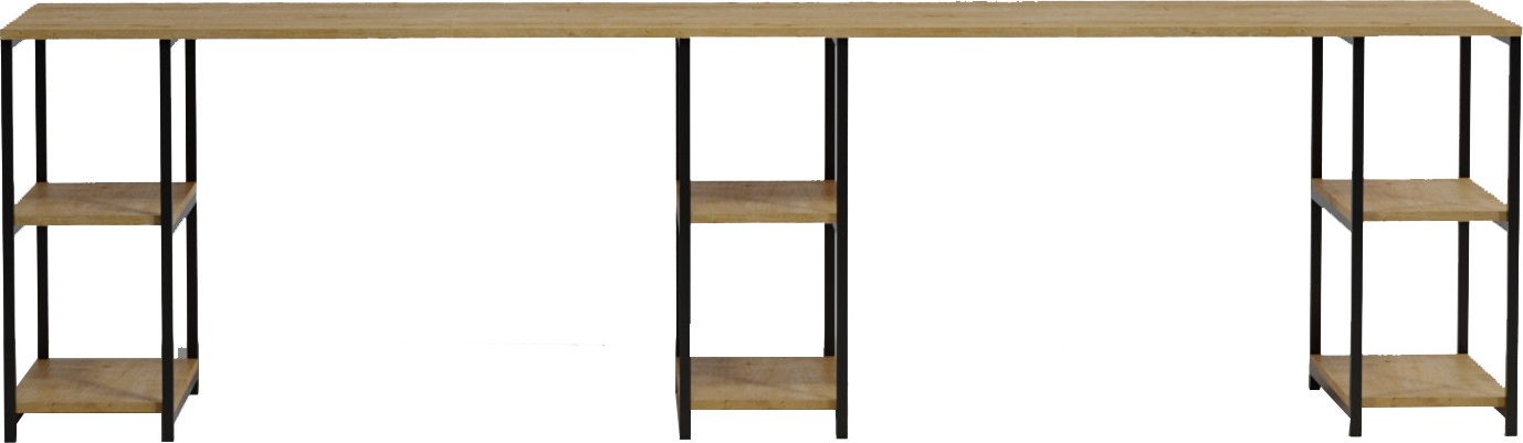 Limbo Schreibtisch 270x60 cm - Eiche