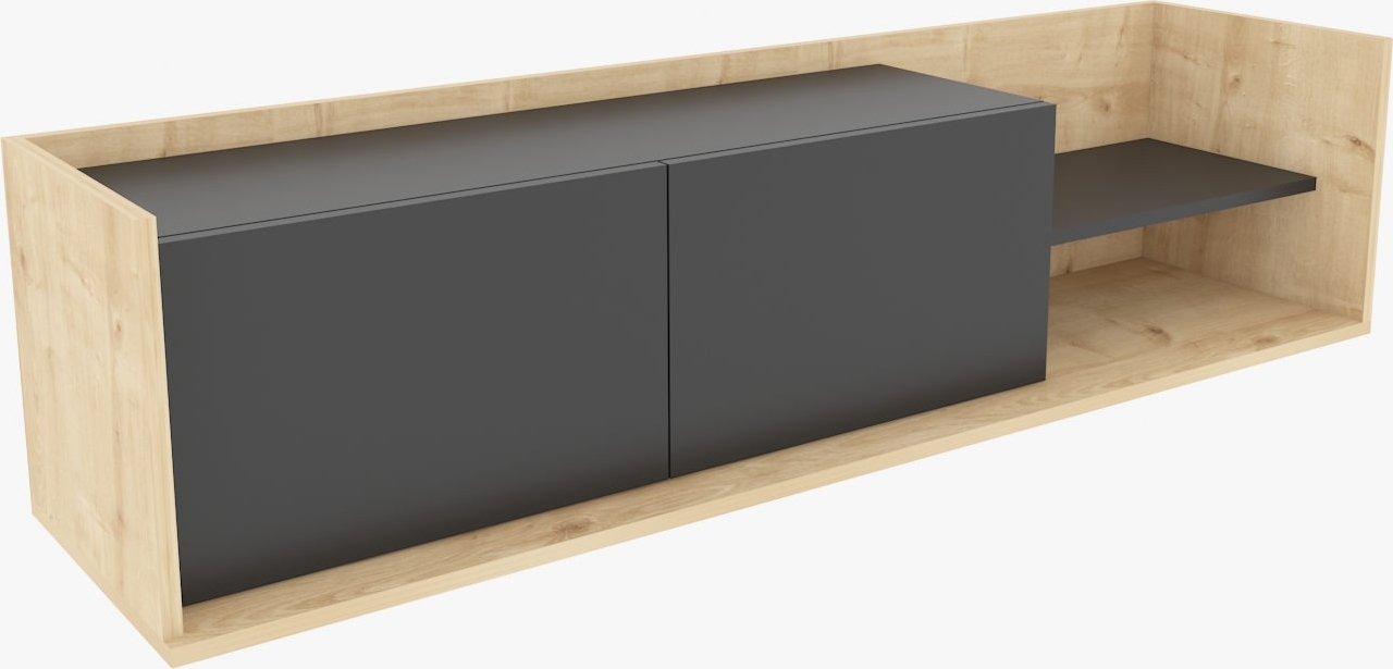 Krog Medienbank - Eiche/anthrazit