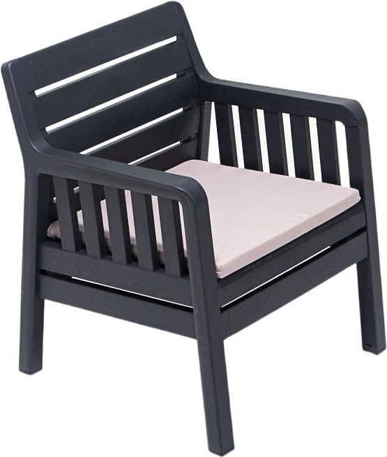 Lara Loungesessel - Anthrazit