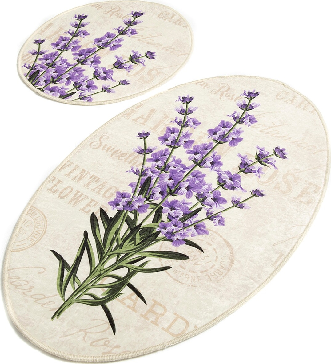 Badezimmerteppich lavendel