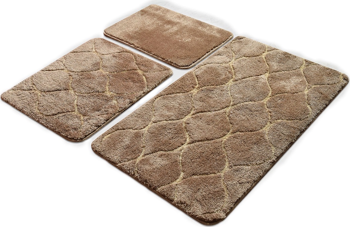 Infinity Badezimmermatte - Braun