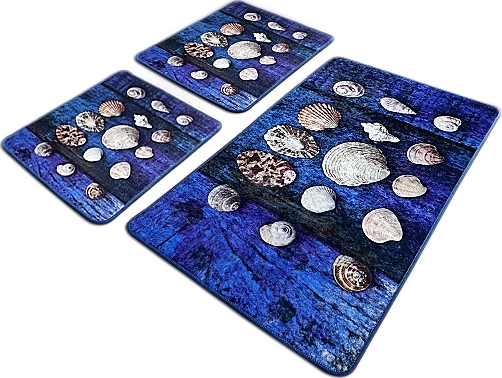 Jakobsmuschel-Badteppich