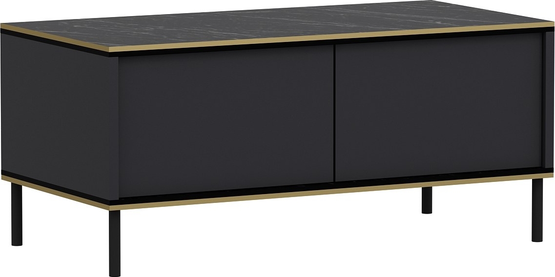 Emmi Couchtisch Anthrazit - 90 x 45 cm