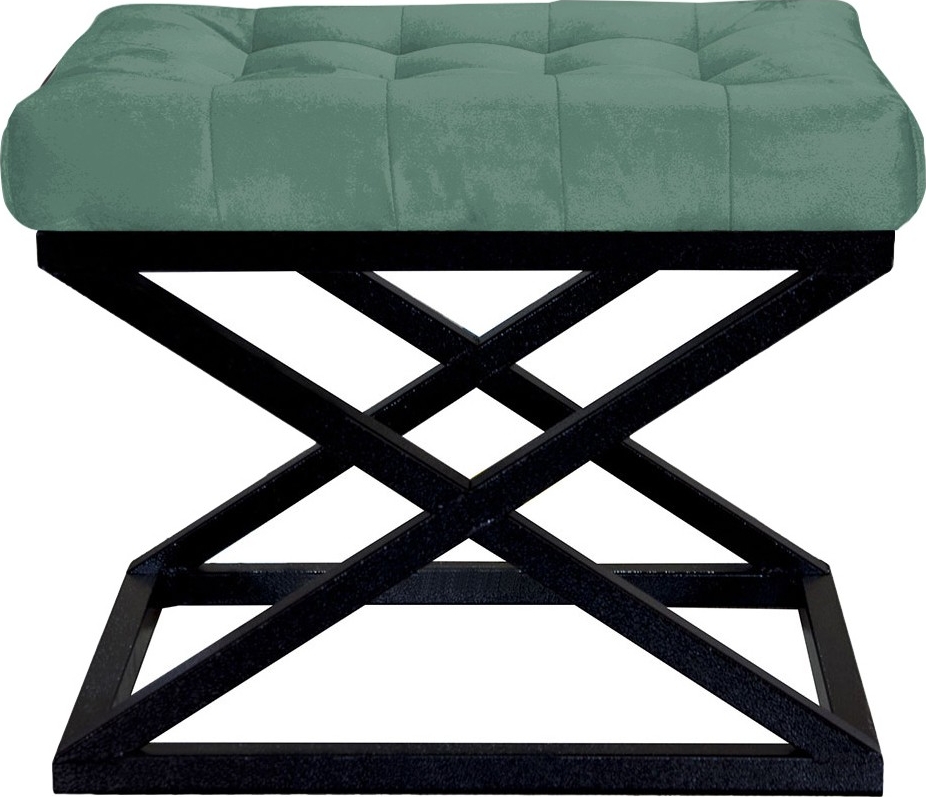 Capraz Hocker - Schwarz/Gr�n