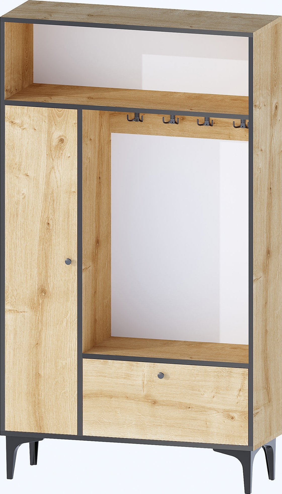 Pera Flurm�bel - Eiche Saphir/schwarz