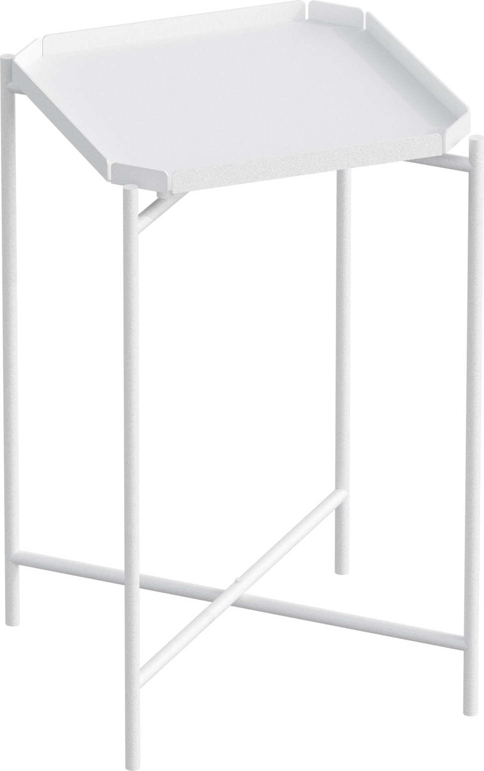 Vela Couchtisch 46 x 46 cm - Weiß Vela Couchtisch 46 x 46 cm - Weiß